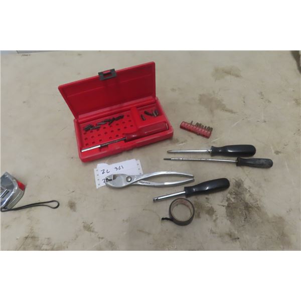 Snap-On And MAC Screwdriver With 1/4" Drive Pliers