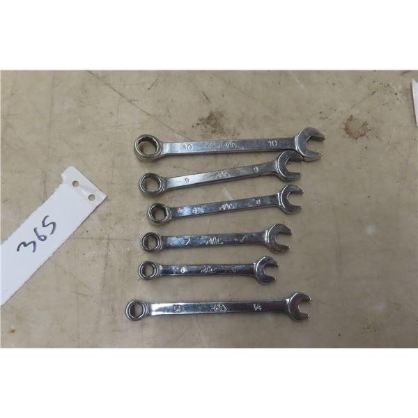 6-Piece MAC Precision Wrench Set, 6 mm To 7 mm
