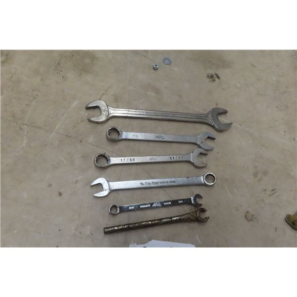 6-Piece Blue Point And MAC Wrench Assortment