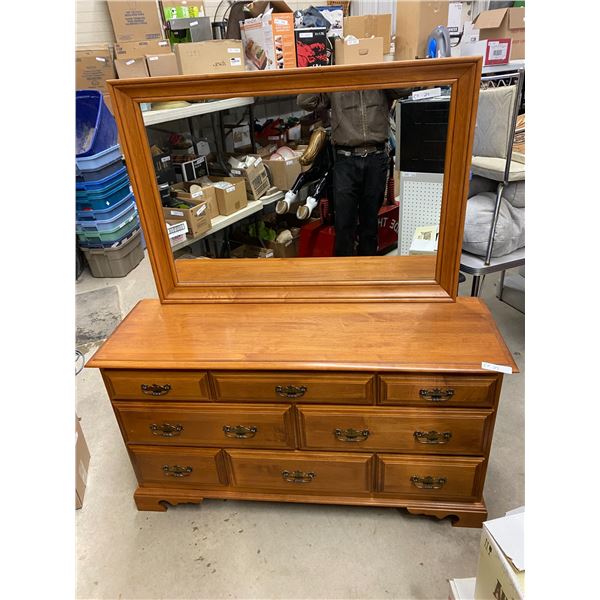 Dresser, 31" x 57" x 18", Plus Mirror 33-1/2" x 48"