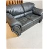Image 1 : Lugano Grey Faux Leather Loveseat