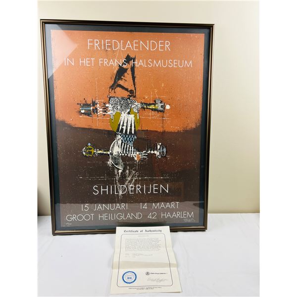 Johnny Friedlaender Lithograph Poster