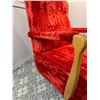 Image 2 : Red Suede Rocker Chair