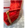 Image 3 : Red Suede Rocker Chair