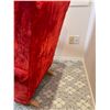 Image 5 : Red Suede Rocker Chair