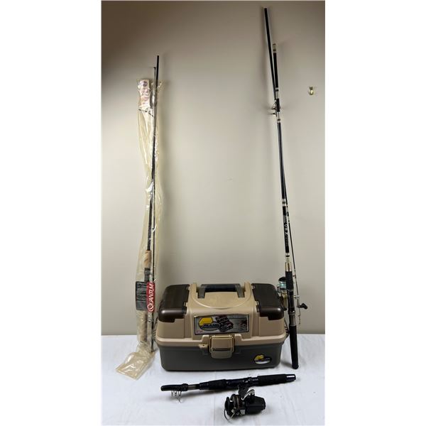 Fishing Rods & Tacklebox