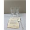 Image 1 : Faberge Snow Dove Crystal Champagne Glasses