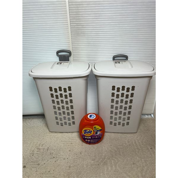 Laundry Hampers & Detergent