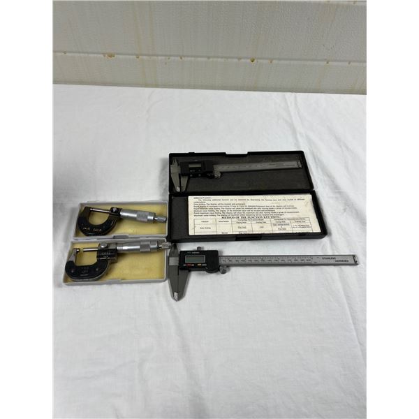 Micrometers & Digital Callipers