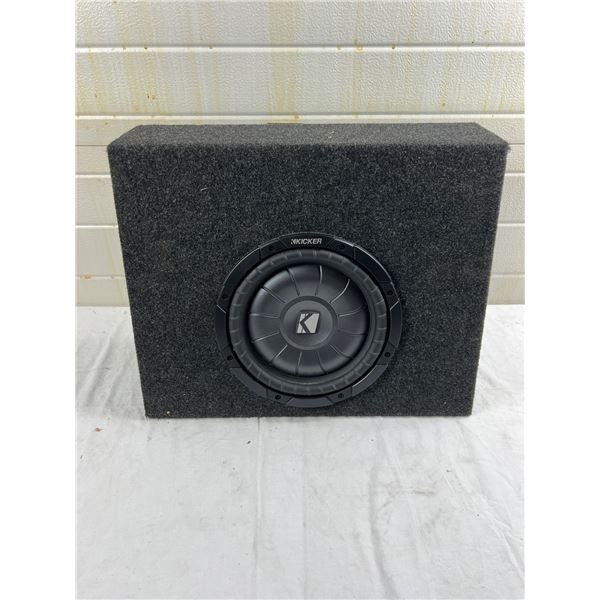 Kicker 10" Sub & Sealed Box