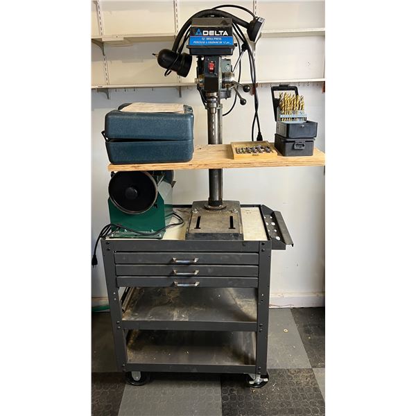 Drill Press & Utility Cart