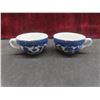 Image 5 : 11 Pieces Blue Willow Miniature Child's Tea Set +