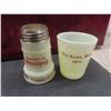 Image 4 : Vintage Electric Oil Bottles, Bovril Bottles, Salt Shakers, Extra Lids 