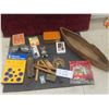 Image 1 : Handmade Canoe 18" Long, Vintage Folding Wood Ruler, Tarp Eyelets, Fish Scale +