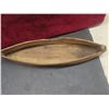 Image 8 : Handmade Canoe 18" Long, Vintage Folding Wood Ruler, Tarp Eyelets, Fish Scale +