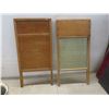 Image 6 : 2 Wash Boards and Footed Metal Pot