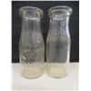 Image 4 : 12 Vintage Cream Bottles: Crescent, A.R.G. Creamery, Coop