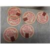 Image 14 : 6 Vintage Glass Milk Bottles: CCC, Standard, City, Sundale Creameries And Milk Caps