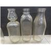Image 2 : 7 Vintage Milk Bottles: Modern, Turners With Cardboard Caps, Cream Top Spoons And Silver Plated Ger