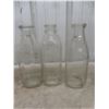 Image 4 : 10 Glass Milk Bottles