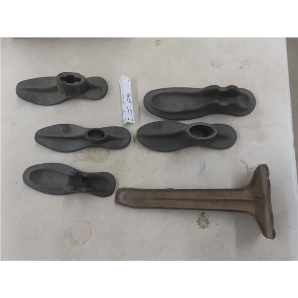 Cobbler's Antique Shoe Forms and Shoemaker Anvil