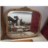 Image 6 : 3 Framed Antique Mirrors, Largest 29" x 17"