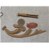 Image 10 : Drawer Hardware, Vintage Radio Tubes, Capacitors, Diodes, Whisk Broom, Cast Good Cook Horseshoe, Oi