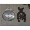 Image 12 : Drawer Hardware, Vintage Radio Tubes, Capacitors, Diodes, Whisk Broom, Cast Good Cook Horseshoe, Oi