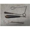 Image 17 : Drawer Hardware, Vintage Radio Tubes, Capacitors, Diodes, Whisk Broom, Cast Good Cook Horseshoe, Oi