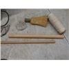 Image 9 : Drawer Hardware, Vintage Radio Tubes, Capacitors, Diodes, Whisk Broom, Cast Good Cook Horseshoe, Oi