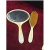 Image 5 : 6 Piece French Ivory Dresser Set, Silhouette Picture 6" Diameter