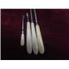 Image 7 : 6 Piece French Ivory Dresser Set, Silhouette Picture 6" Diameter