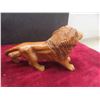 Image 6 : Hand Carved Wooden Horse 9 1/2" Tall, Goblet, Lion, Elephant & Onyx Marble Ashtray
