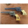 Image 6 : 6 Toy Cap Guns: Daisy, Red Ranger, Texas, Young Buffalo Bill, Holsters And More