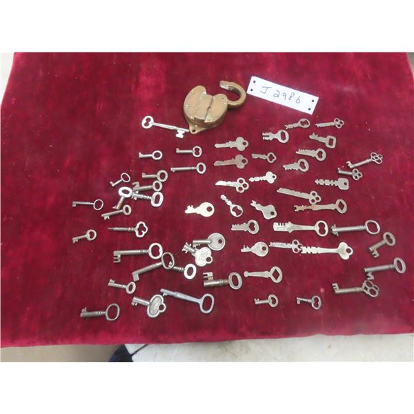 Vintage Padlock & Keys