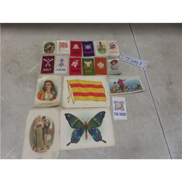 18 Vintage Cigarette Silks 1900s