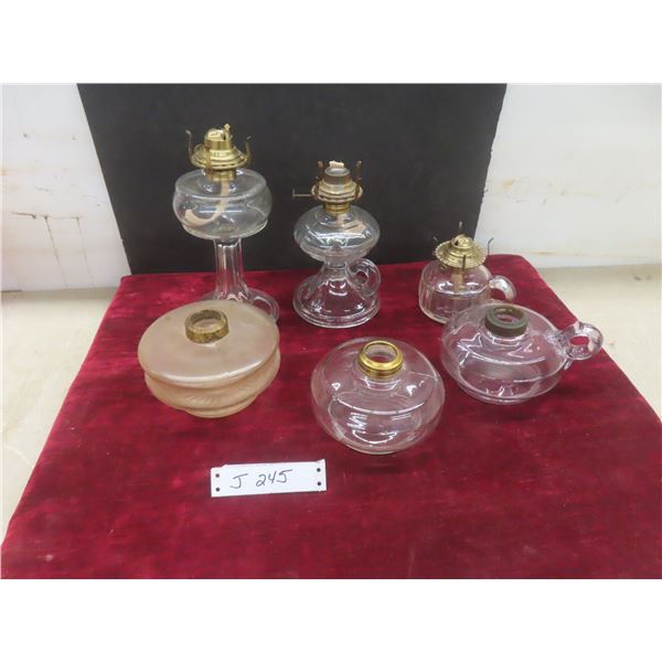 Oil Lamp Bases, No Chimneys