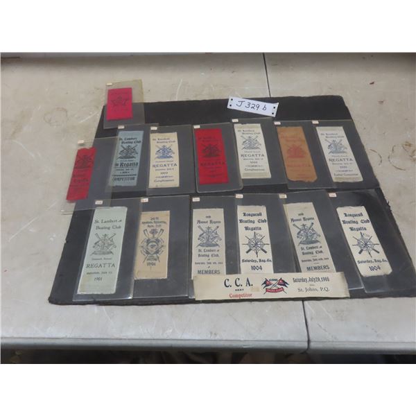 15 Ribbons, St. Lambert Boating Club Complimentary and Competition 1887–1904