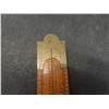 Image 13 : Antique Wood & Brass Mortise Gauge, Boxwood & Brass Combination Folding Rulers