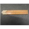 Image 14 : Antique Wood & Brass Mortise Gauge, Boxwood & Brass Combination Folding Rulers