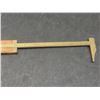 Image 17 : Antique Wood & Brass Mortise Gauge, Boxwood & Brass Combination Folding Rulers