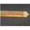 Image 18 : Antique Wood & Brass Mortise Gauge, Boxwood & Brass Combination Folding Rulers