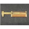 Image 19 : Antique Wood & Brass Mortise Gauge, Boxwood & Brass Combination Folding Rulers