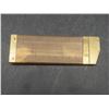 Image 20 : Antique Wood & Brass Mortise Gauge, Boxwood & Brass Combination Folding Rulers