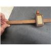 Image 7 : Antique Wood & Brass Mortise Gauge, Boxwood & Brass Combination Folding Rulers