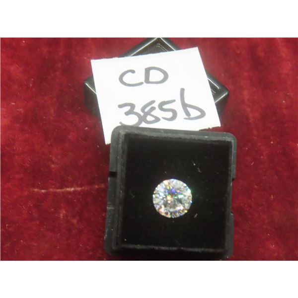 New 2.0 Carat Moissanite Lab Diamond, Round Brilliant Cut, GH-VVS1, GRA Report, Tests Positive With