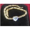 Image 9 : New 18K Gold Plated 4.0 ct Heart Cut Simulated Diamond (CZ) Bracelet Adjustable 6.5"–7.5"