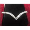 Image 2 : New 18K Gold Plated 4.0 mm Princess Cut Simulated Diamond (CZ) Tennis Necklace 18"