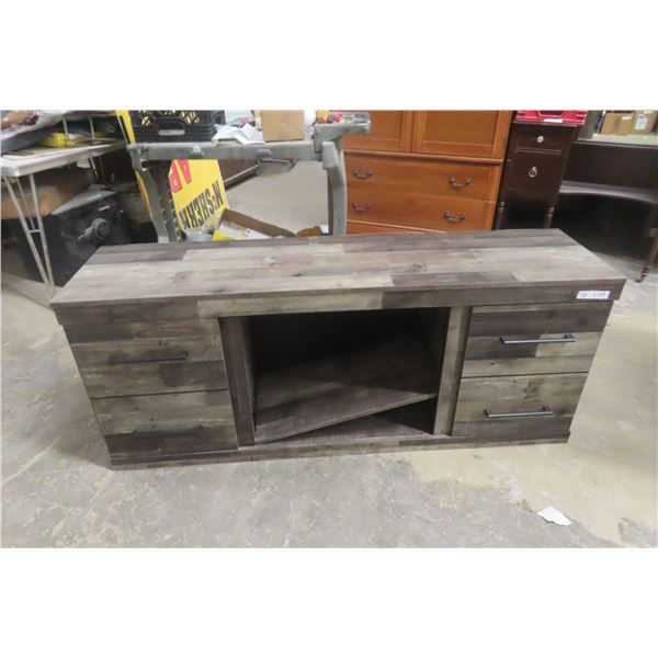 Flat Screen Big TV Stand Rustic Style 24" x 60" x 15 1/2"