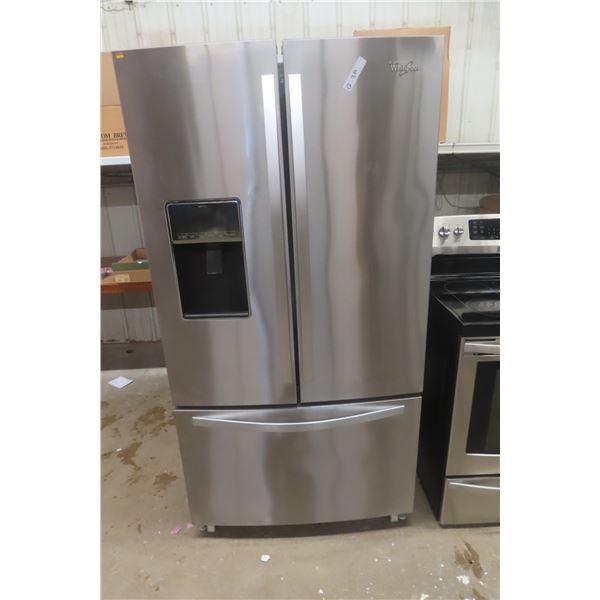 Whirlpool Gold Series Stainless Steel Side by Side Fridge Bottom Freezer Water/Ice Maker
